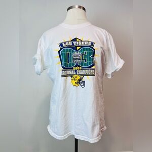 VTG 2003 Nokia Sugarbowl LSU Tigers National Champions T-Shirt